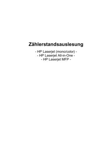 Zählerstandsauslesung