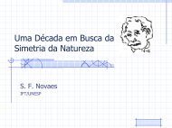 Uma Década em Busca da Simetria da Natureza, UFAM ... - Sprace