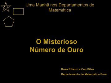 O Misterioso NÃºmero de Ouro - CMUP