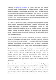 Das obras de Diofanto de Alexandria \(A Aritmética, uma ... - CMUP