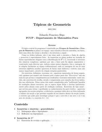 TÃ³picos de Geometria - CMUP