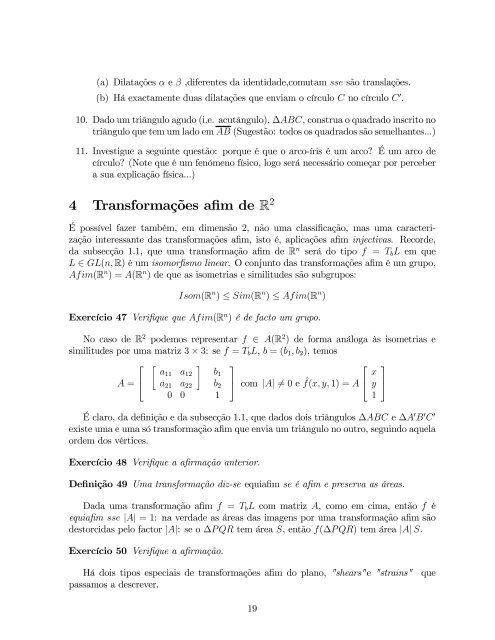 TÃ³picos de Geometria - CMUP