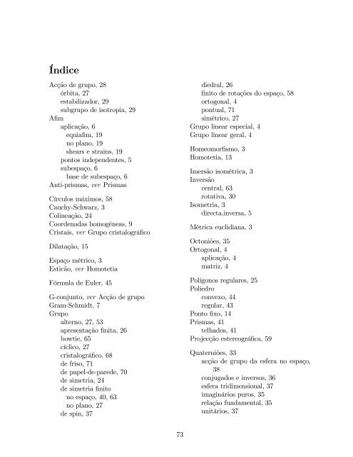 TÃ³picos de Geometria - CMUP