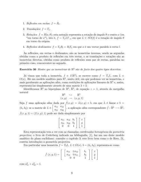 TÃ³picos de Geometria - CMUP