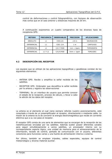 Tema 12:Aplicaciones TopogrÃ¡ficas del G.P.S - OCW UPM