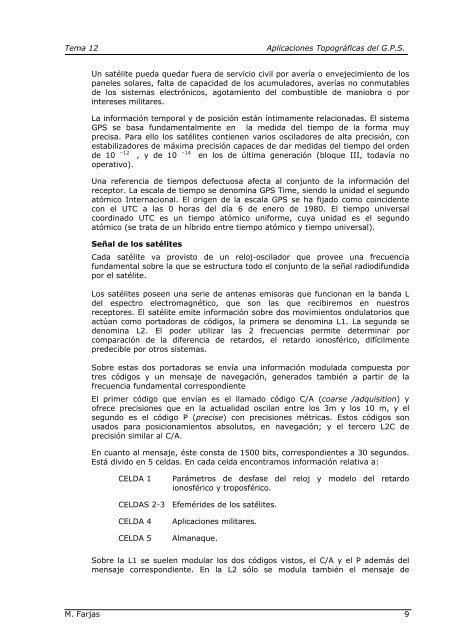 Tema 12:Aplicaciones TopogrÃ¡ficas del G.P.S - OCW UPM