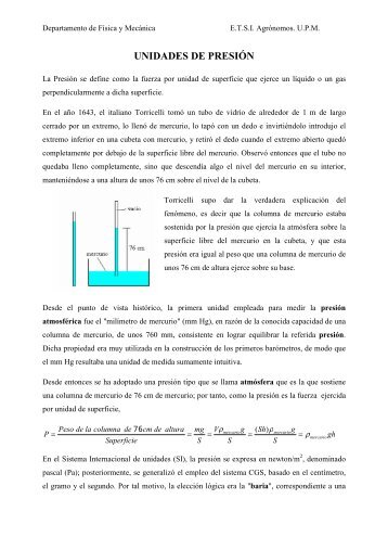 UNIDADES DE PRESIÃN - OCW UPM