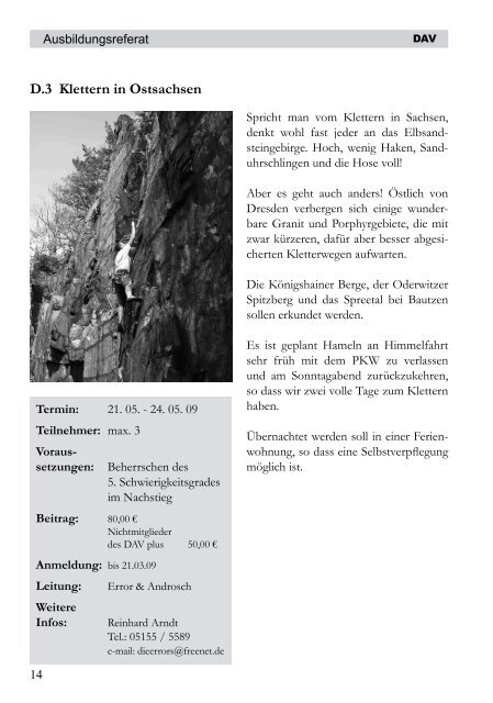 PDF (6.597 KB) - der DAV Sektion Hameln