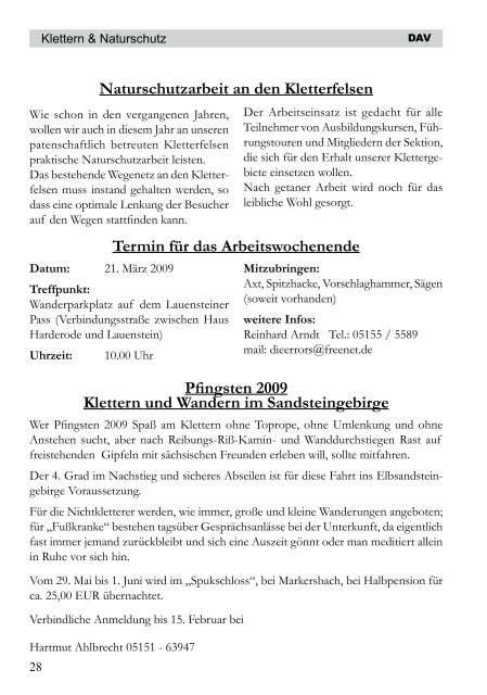 PDF (6.597 KB) - der DAV Sektion Hameln