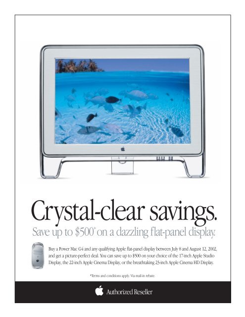 Crystal-clear savings - Apple Store