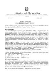 Ministero delle Infrastrutture - Comune di Firenze