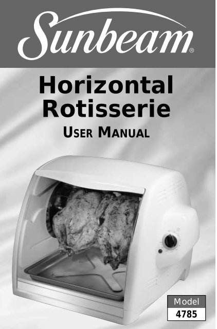 Horizontal Rotisserie - Household Appliance Inc.