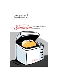 22887905 Sunbeam Breadmaker - Household Appliance Inc.