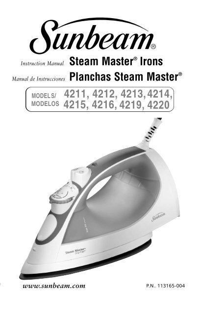 sunbeam steam master plancha