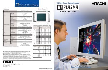 25-Inch Color Plasma Display CMP205SXU - Rentfusion