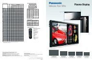 Plasma Display - Panasonic FTP