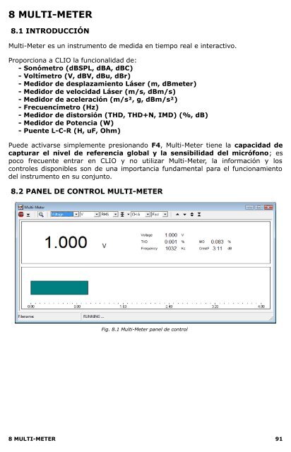 CLIO Software Release 10 VersiÃ³n Standard ... - Audiomatica Srl