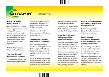 Citramin Pb1671602 - Engelhard Arzneimittel