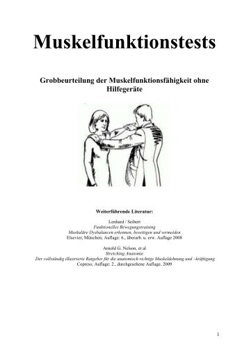 allgemeine Muskelfunktionstest in Bildern - orthopraxis
