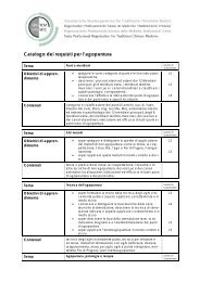 Catalogo dei requisiti per l'agopuntura - SBO-TCM