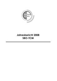 Jahresbericht 2008 SBO-TCM