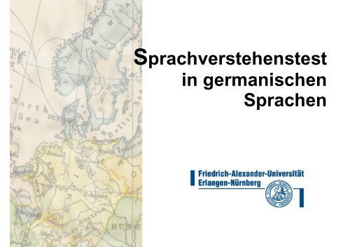 Sprachverstehenstest in germanischen Sprachen