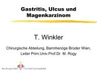 Gastritis, Ulcus und Magenkarzinom - Dr. Thomas Winkler