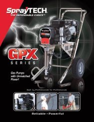 Graco GMAX II 7900 Standard Series 3300 PSI @ 2.20 GPM Gas Airless