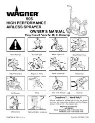 Wagner 505 manual - Spray Tech Systems Inc.
