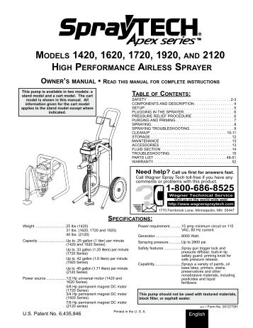 MODELS 1420, 1620, 1720, 1920, AND 2120