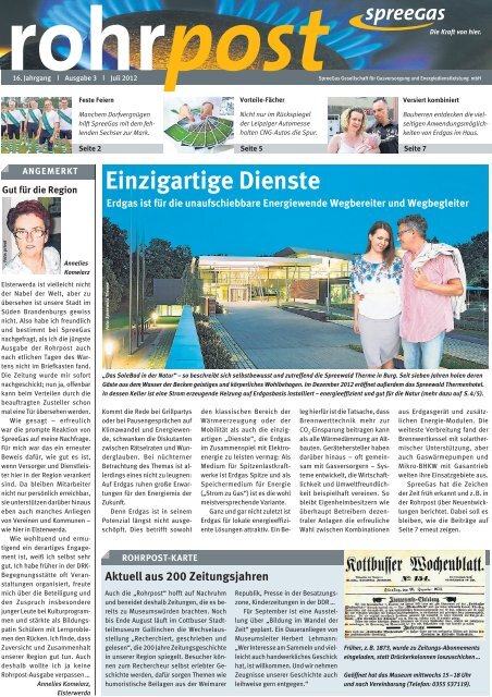 neue rohrpost als PDF. - SpreeGas