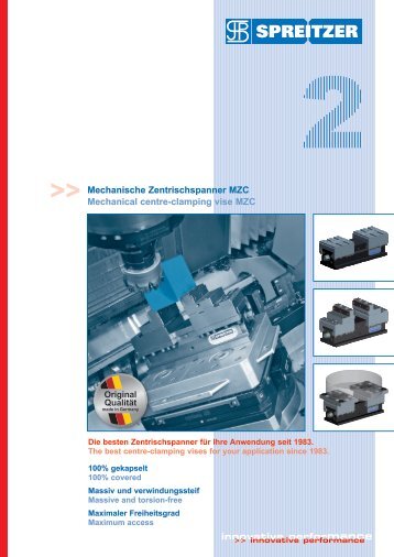 2 Mechanischer Zentrischspanner MZC - Spreitzer