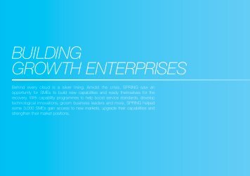 BUILDING GROWTH ENTERPRISES - Spring