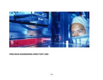 Precision Engineering Directory 2009 - Spring