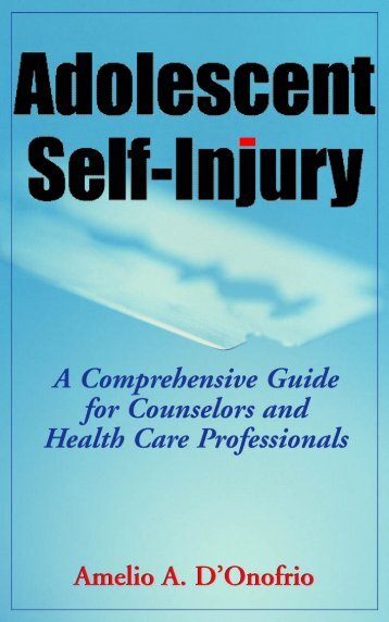 Adolescent Self-Injury - Springer Publishing