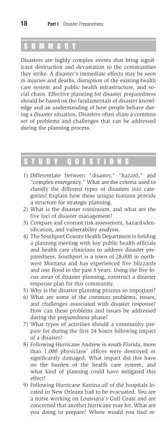 Disaster Nursing and Emergency Preparedness - Springer Publishing