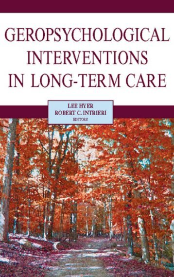 Geropsychological interventions in long-term care - Springer ...