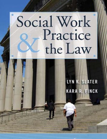 social work practice and the law - Springer Publishing