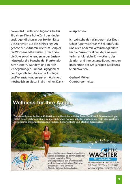 Festschrift - Alpenverein Sektion Fulda e. V.