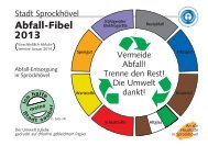 2013 Abfall-Fibel - Sprockhövel