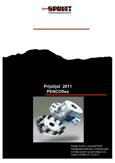 PENCOflex 2011 - Spruit Transmissies BV