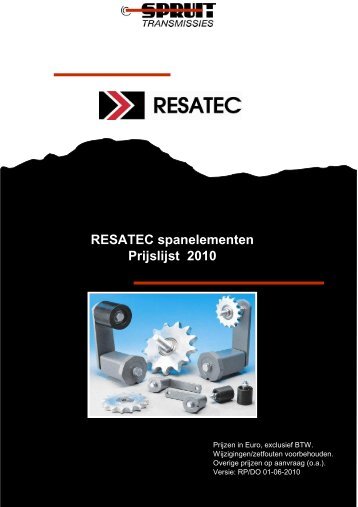 Resatec 2010 - Spruit Transmissies BV