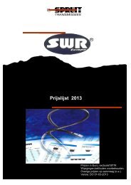 SWR 2013 - Spruit Transmissies BV
