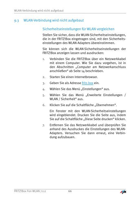 Handbuch Fritz!box Fon WLAN 7112