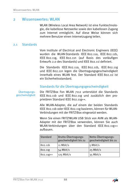 Handbuch Fritz!box Fon WLAN 7112