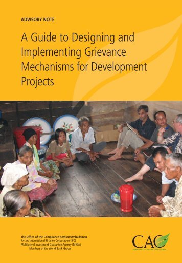 A Guide to Designing and Implementing Grievance Mechanisms for ...
