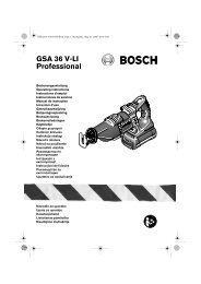 GSA 36 V-LI Professional - Bosch