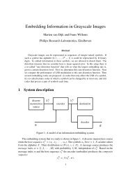 Embedding Information in Grayscale Images - Signal Processing ...