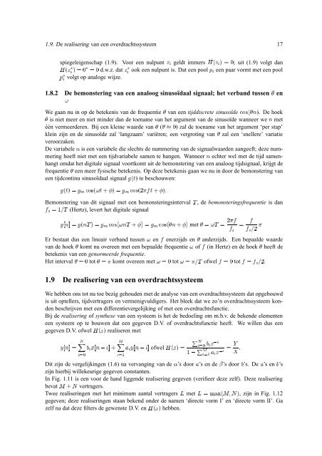 1 - Signal Processing Systems