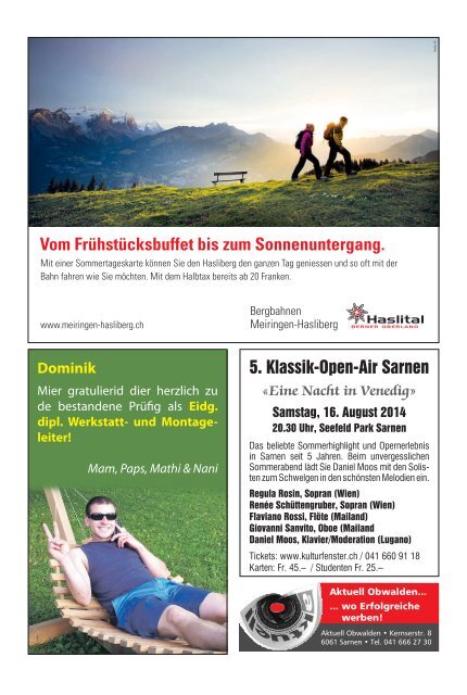 Aktuell Obwalden 30-2014